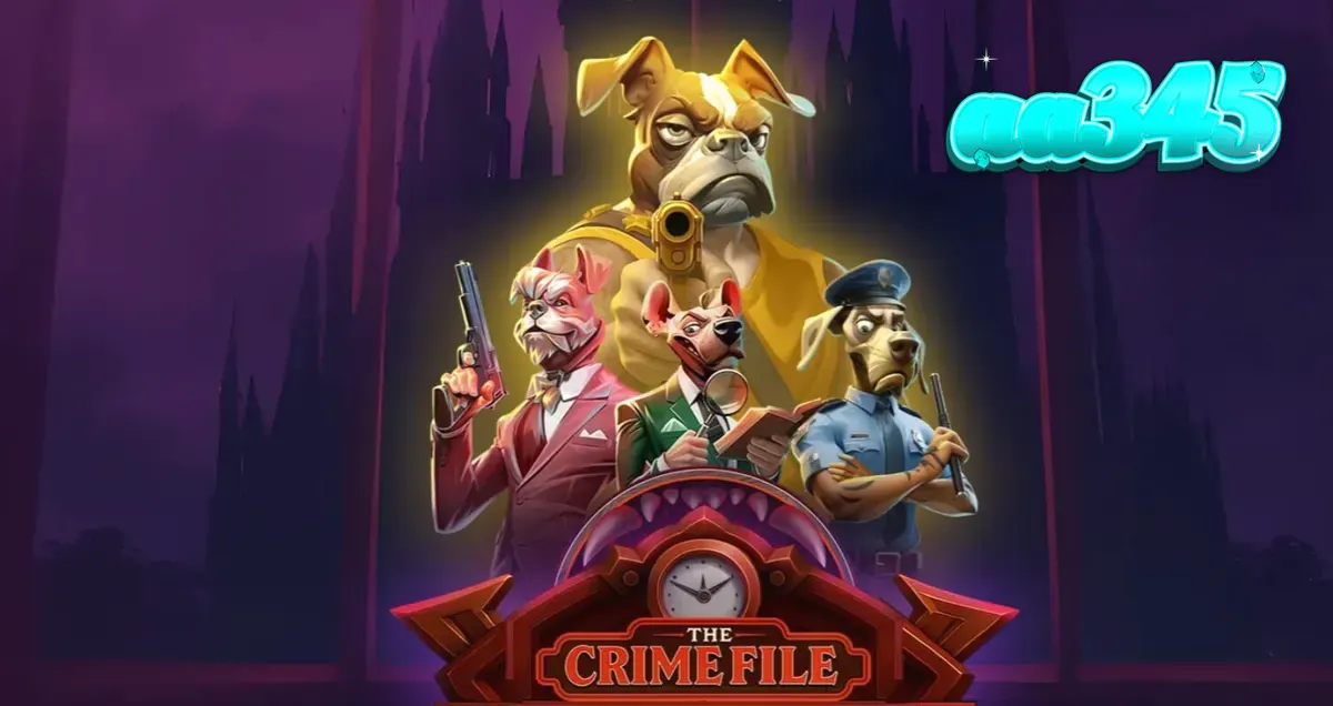 Cena noir de detetive canino em The Crime File